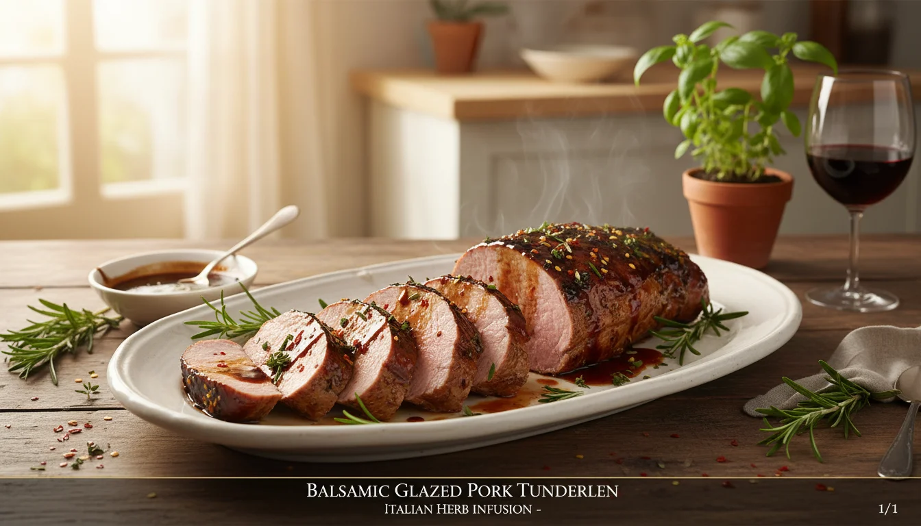 Pork Italian Herbs - Italian - Balsamic Glazed Pork Tenderloin Italian Herb Infusion - Succulent **Pork Italian - Gemini Auto Post